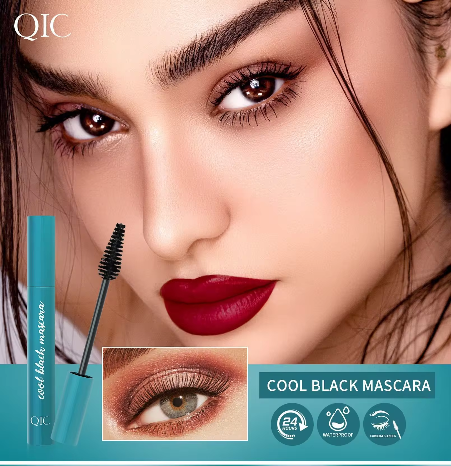 Rimel Volum si Alungire QIC Cool Black Mascara