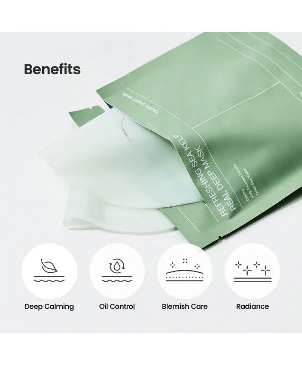 Mască facială-Biodance - Refreshing Sea Kelp Real Deep Mask