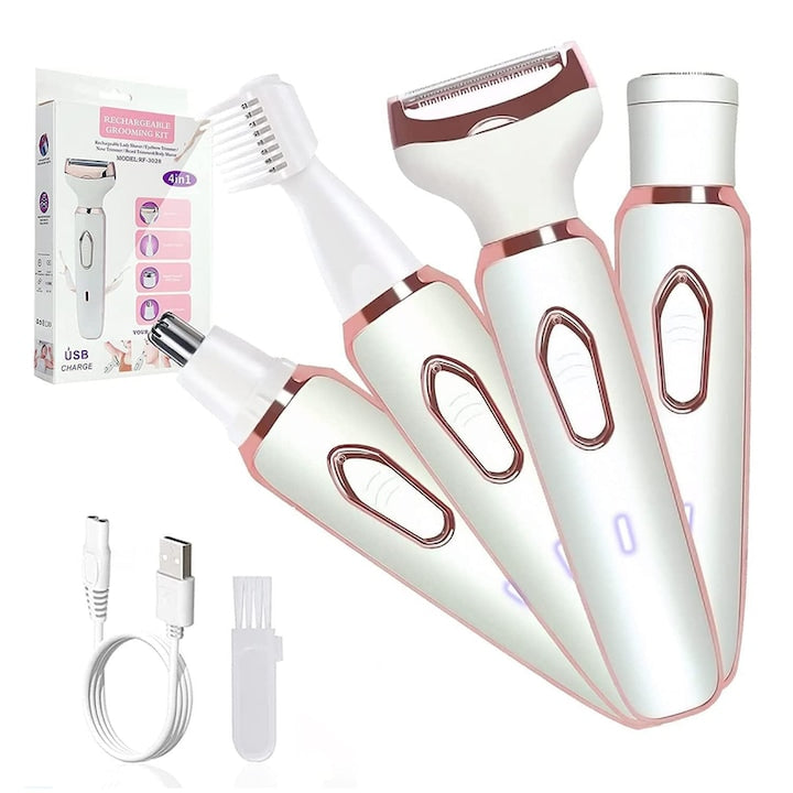 Epilator Electric Portabil Multifunctonal, Fata si Corp