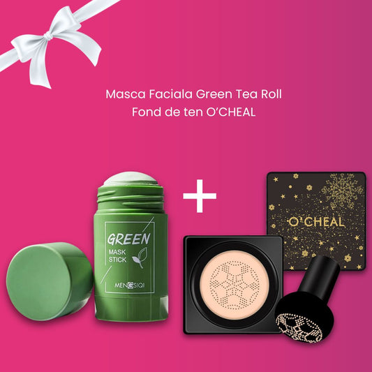 Masca Faciala Green Tea Roll + CC Cream