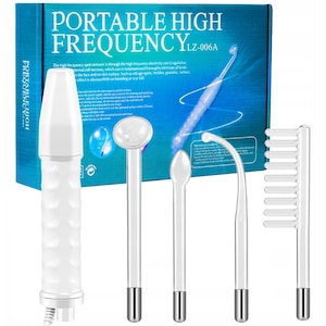 Electroderm Cosmetic Portabil cu 4 Electrozi pentru Ingrijire Ten si Par