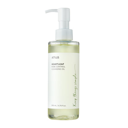 Ulei de curățare a feței -Anua - Heartleaf Pore Control Cleansing Oil - 200ml
